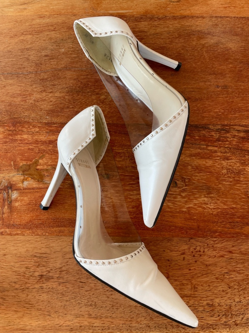 Leather heels
